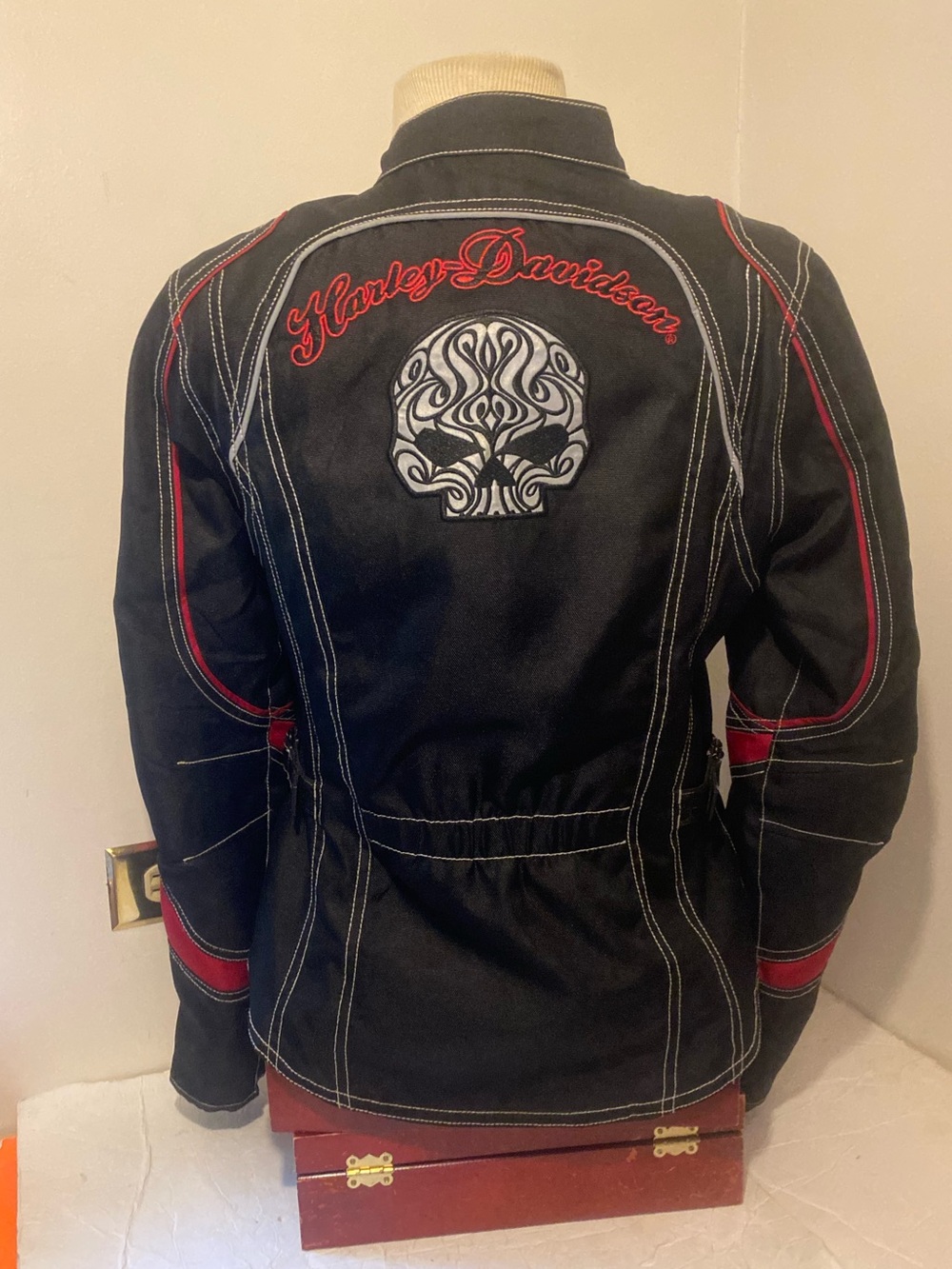 Harley Davidson Ladies Reflective Skull Jacket